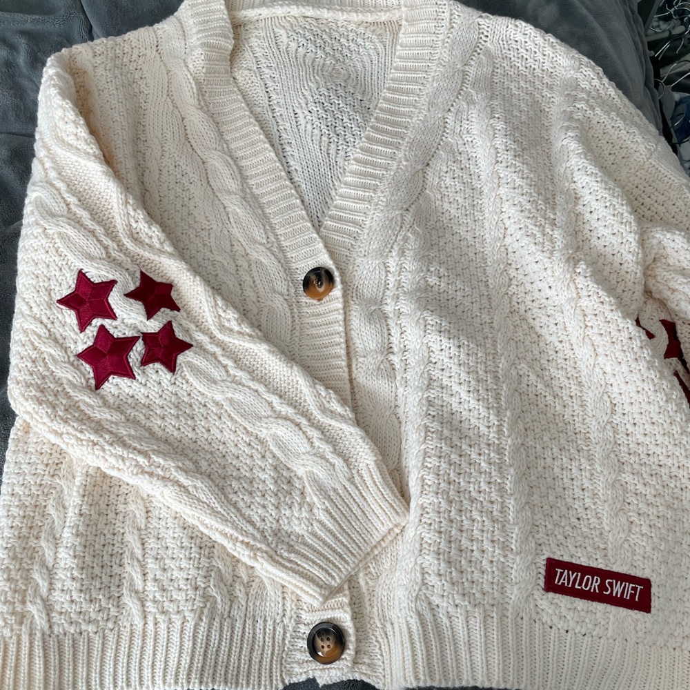 Taylor Swift Cardigan- Red
